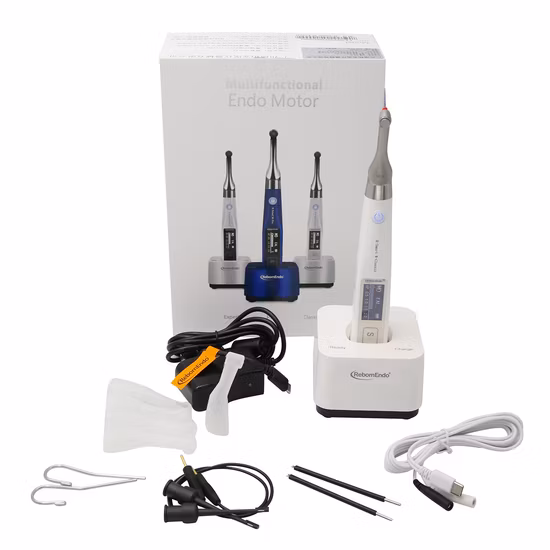 Tratamento endodôntico dental do canal radicular 2 em 1 motor endo com localizador apical integrado