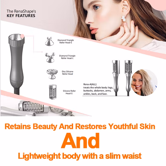 Rolo endo portátil para terapia corporal, promoção profissional, 2 alças, rolo de massagem endo, modelador fino, equipamento de rolo de emagrecimento corporal