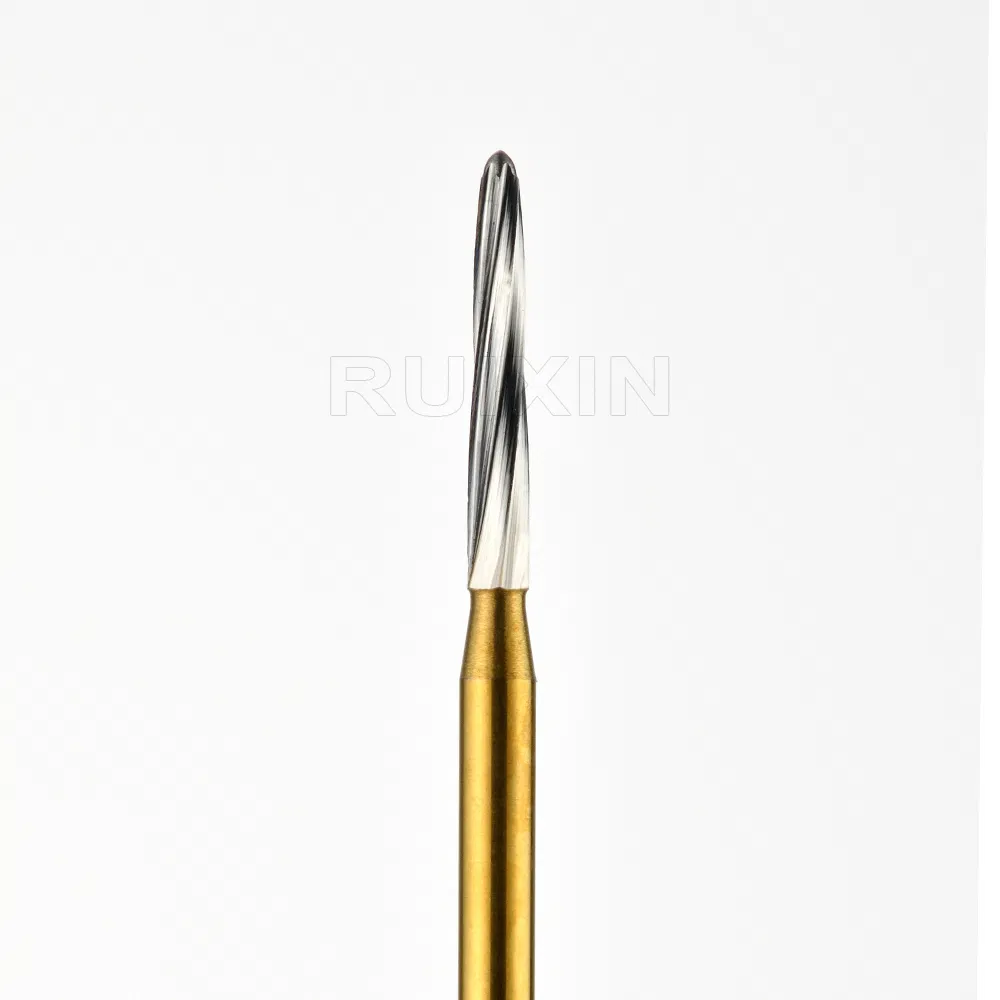 Ferramenta de corte dental de alta velocidade Haste FG Extremidade segura Endodontic Titanium Carbide Bur Endo